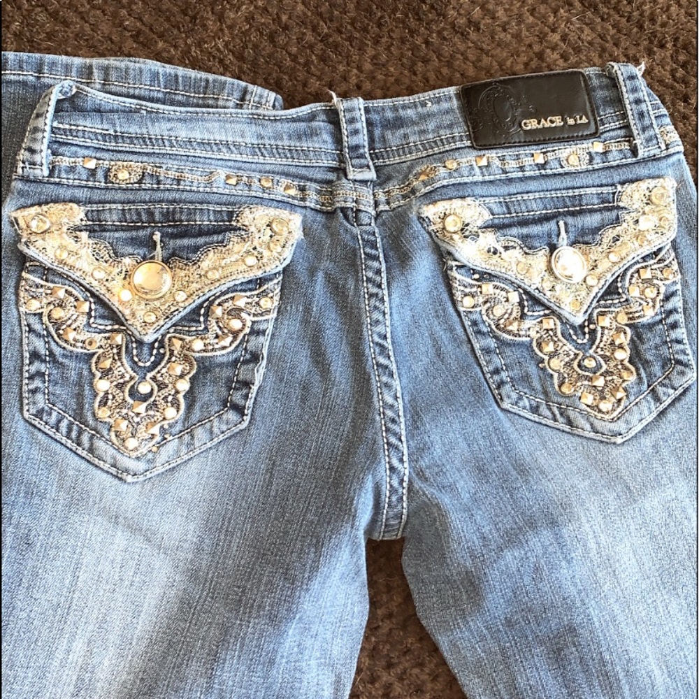 🔥Size 28 Grace In LA Jeans! Bootcut Style!